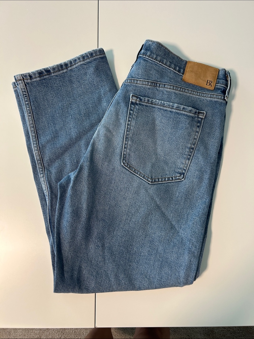 BR The Straight J Light Wash Jeans